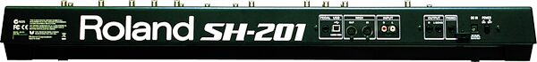 open zoom image for Roland SH-201 Synthesizer, Rear