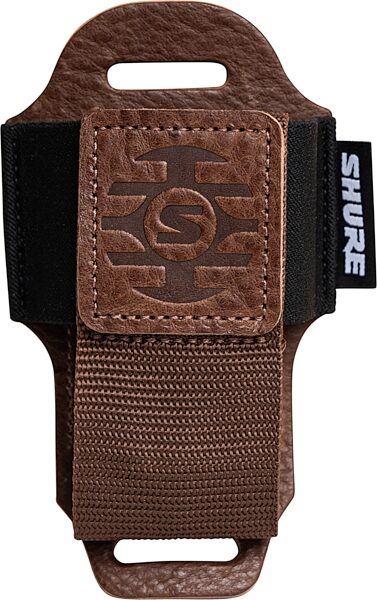 open zoom image for Shure by Gator Wireless Bodypack Transmitter Pouch, Brown, Main