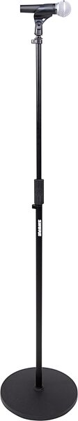 open zoom image for Shure by Gator Round Base Mic Stand, Black, 10 inch base, RBMICSTAND10, Main