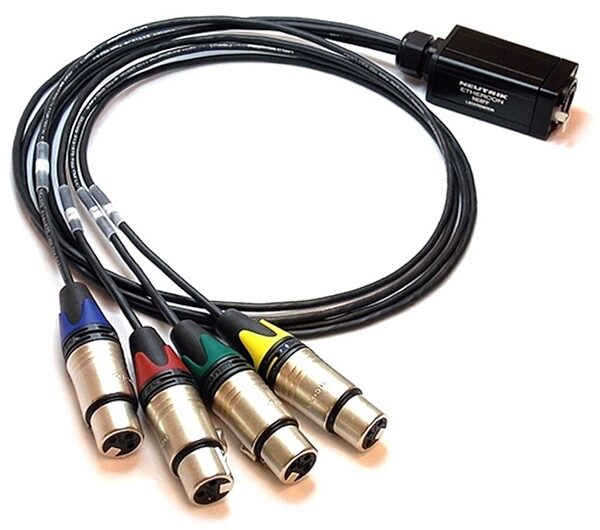 open zoom image for CBI SH3 3-Pin DMX to Cat-5 Shuttle Snake, Main