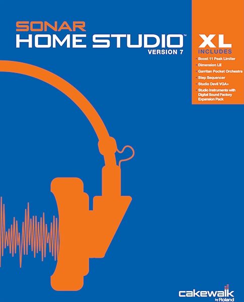 open zoom image for Cakewalk SONAR Home Studio XL (Windows), Front Box View