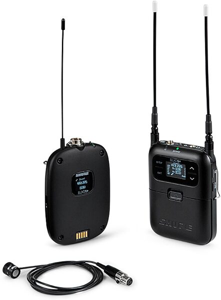 open zoom image for Shure SLXD15+/85M Wireless Lavalier Microphone System, Band G57 (470 - 608 MHz), main