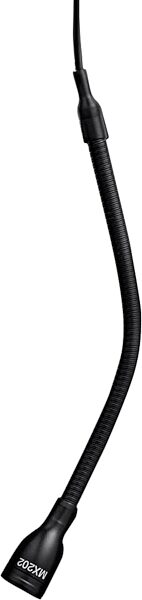open zoom image for Shure MX202 Hanging Condenser Microphone, Black, In-Line Preamp with 3-pin XLR Output, MX202B/N, No Capsule, Action Position Front