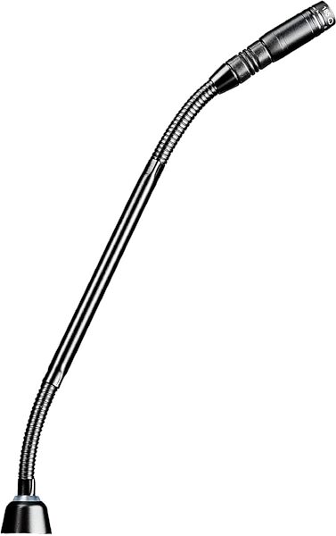 open zoom image for Shure MX410 / MX415 Microflex Modular Gooseneck Microphone, Black, 10 inch, MX410LPDF/C, Action Position Front