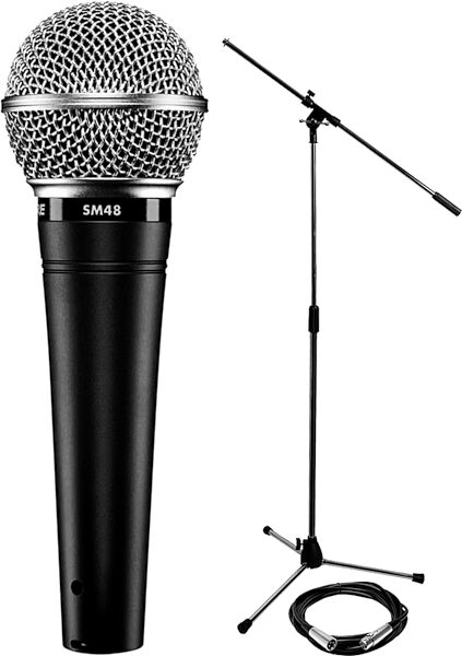 open zoom image for Shure SM48 Dynamic Vocal Microphone, Main