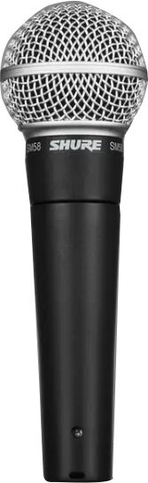 open zoom image for Shure SM57 and SM58 Microphone Package, Action Position Back