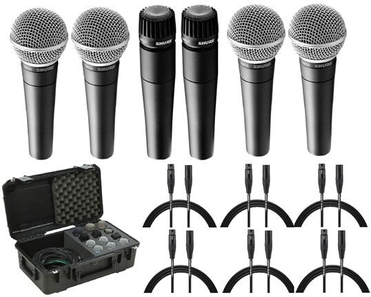 open zoom image for Shure SM57 and SM58 Microphone Package, Action Position Back