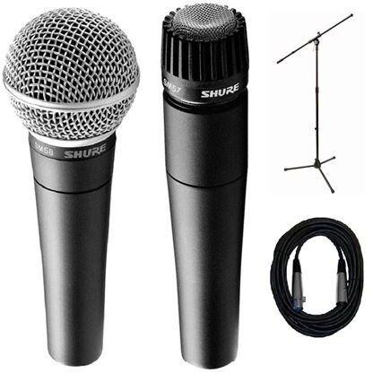 open zoom image for Shure SM57 and SM58 Microphone Package, Main