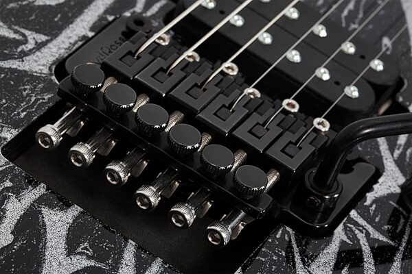 open zoom image for Schecter C-1 FRS Silver Mountain Electric Guitar, Action Position Back