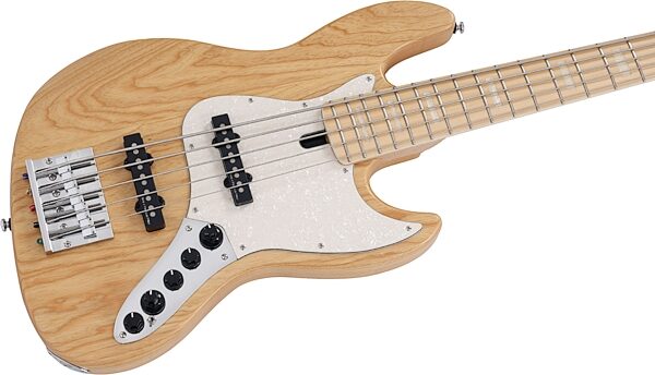 open zoom image for Sire Marcus Miller V7 Swamp Ash Reissue Electric Bass, 5-String, Natural, Open Box (Very Good), Action Position Back
