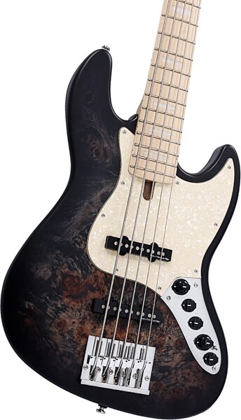 open zoom image for Sire Marcus Miller V7 Swamp Ash Reissue Electric Bass, 5-String, Black, Action Position Back
