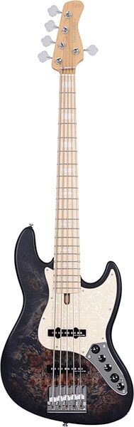 open zoom image for Sire Marcus Miller V7 Swamp Ash Reissue Electric Bass, 5-String, Black, Action Position Back