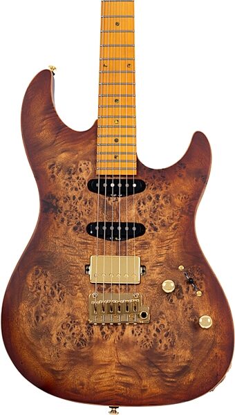 open zoom image for Sire Larry Carlton S10 HSS Electric Guitar (with Case), Natural Burst, Open Box (Very Good), Action Position Back