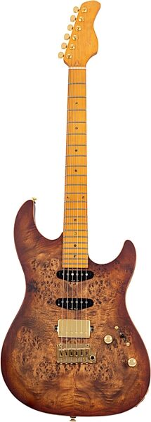 open zoom image for Sire Larry Carlton S10 HSS Electric Guitar (with Case), Natural Burst, Open Box (Very Good), Action Position Back