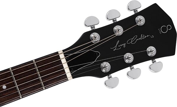open zoom image for Sire Larry Carlton L3 HH Electric Guitar, Black Satin, Action Position Back