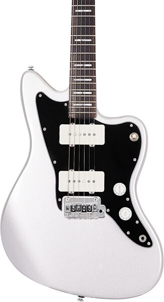 open zoom image for Sire Larry Carlton J3 Electric Guitar, Silver, Action Position Back