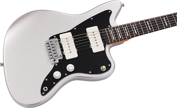 open zoom image for Sire Larry Carlton J3 Electric Guitar, Silver, Action Position Back