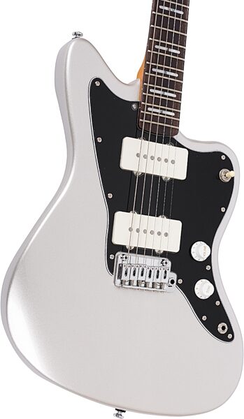 open zoom image for Sire Larry Carlton J3 Electric Guitar, Silver, Action Position Back