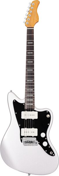 open zoom image for Sire Larry Carlton J3 Electric Guitar, Silver, Action Position Back