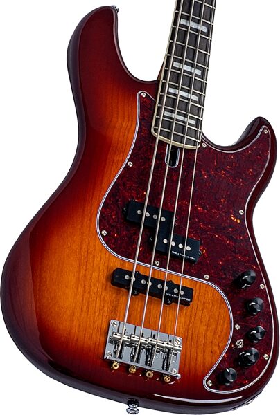 open zoom image for Sire Marcus Miller P7 New Gen Electric Bass, Tobacco Sunburst, Ebony Fretboard, Action Position Back