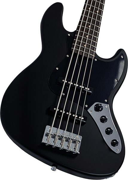 open zoom image for Sire Marcus Miller V3 New Gen 5 Electric Bass, 5-String, Black, Action Position Back
