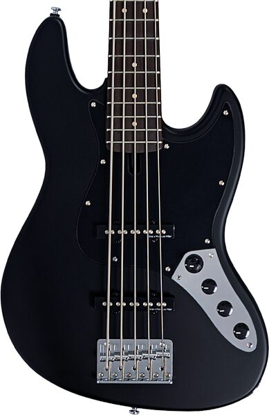 open zoom image for Sire Marcus Miller V3 New Gen 5 Electric Bass, 5-String, Black, Action Position Back
