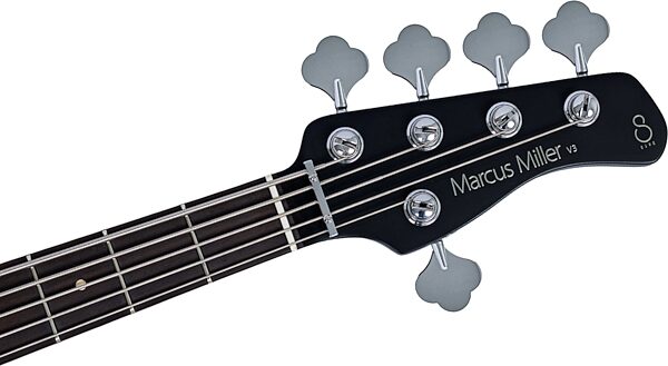 open zoom image for Sire Marcus Miller V3 New Gen 5 Electric Bass, 5-String, Black, Action Position Back