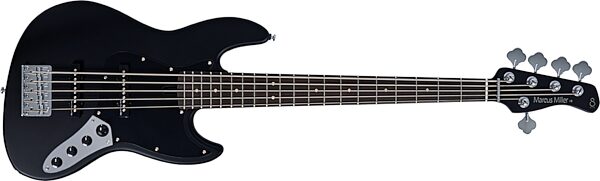 open zoom image for Sire Marcus Miller V3 New Gen 5 Electric Bass, 5-String, Black, Action Position Back
