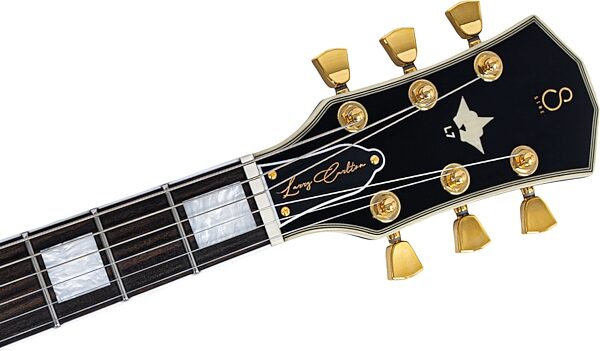 open zoom image for Sire Larry Carlton L7 DX Electric Guitar, Black, Action Position Back