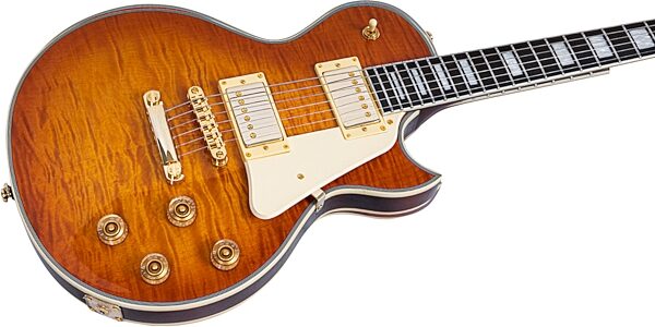 open zoom image for Sire Larry Carlton L7 DX Electric Guitar, Amber Burst, Action Position Back