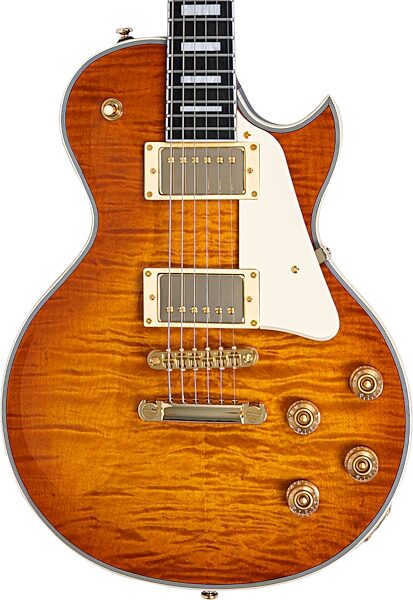 open zoom image for Sire Larry Carlton L7 DX Electric Guitar, Amber Burst, Action Position Back