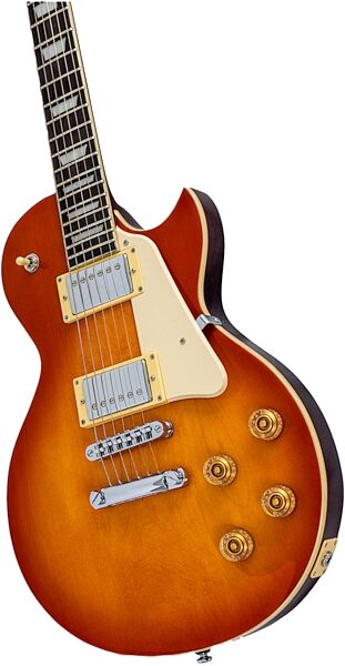 open zoom image for Sire Larry Carlton L5 Electric Guitar, Amber Burst, Action Position Back