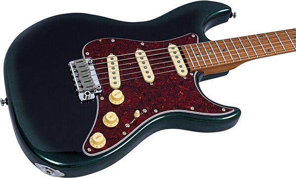 open zoom image for Sire Larry Carlton S7 New Gen Electric Guitar, Dark Forest, Action Position Back
