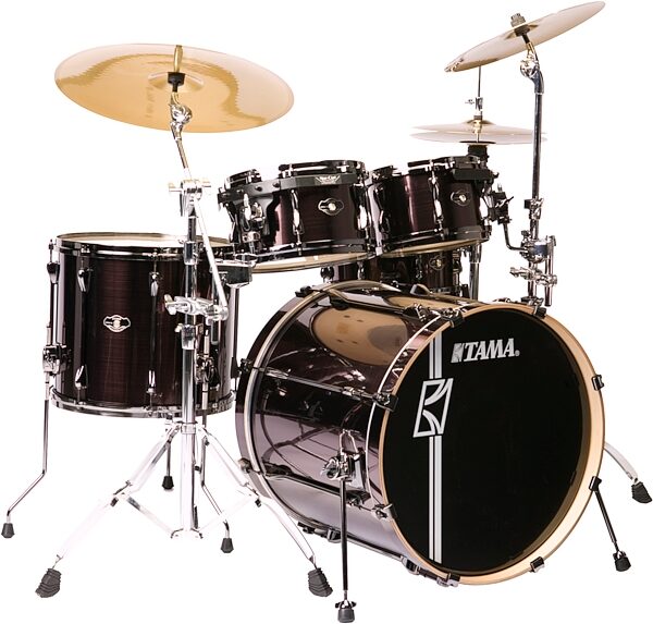 open zoom image for Tama SK52HX Superstar SK Custom Hyper-Drive 5-Piece Drum Kit, Brushed Burgundy Metallic