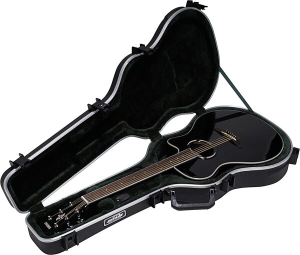 open zoom image for SKB 30 Molded Hardshell Case for Classical Guitar, 2007 Version With Trigger Latches, In Use