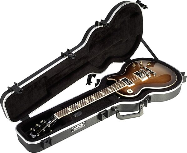 open zoom image for SKB 56 Molded Case for Gibson and Epiphone Les Paul Guitars, New, In Use