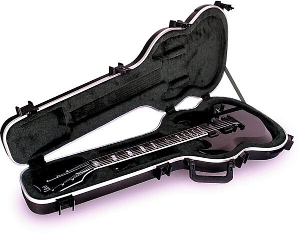 open zoom image for SKB 61 Molded Case for Gibson or Epiphone SG Guitars, New, Open View