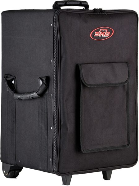 open zoom image for SKB SCPM1 Small Rolling Powered Mixer Soft Case, Left