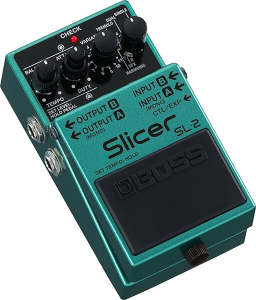 open zoom image for Boss SL-2 Slicer Guitar Pedal, Action Position Front
