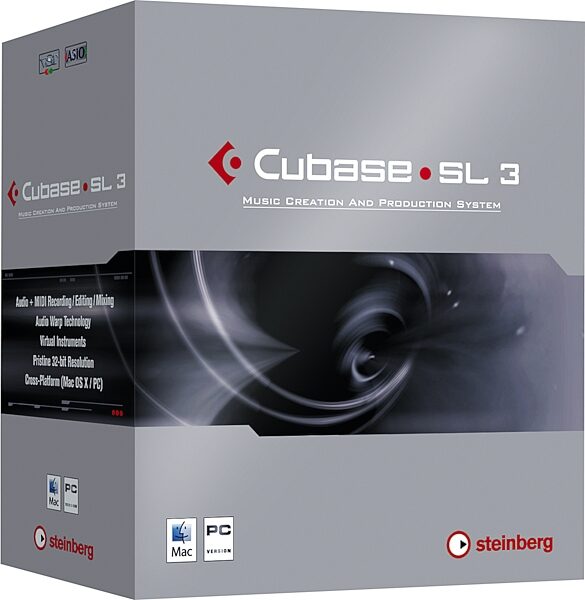 open zoom image for Steinberg Cubase SL MIDI Recording System (Macintosh and Windows), Box View