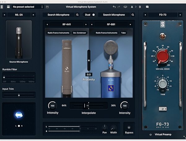 open zoom image for Slate Digital ML-2A Small-Diaphragm Modeling Microphones with VMS Software Plug-in, Matched Pair, Action Position Back