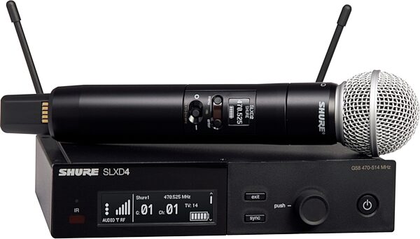 open zoom image for Shure SLXD24/SM58 Handheld Wireless SM58 Microphone System, Main