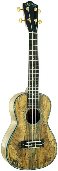 open zoom image for Lanikai SMCE Spalted Mango Concert Acoustic-Electric Ukulele, Main