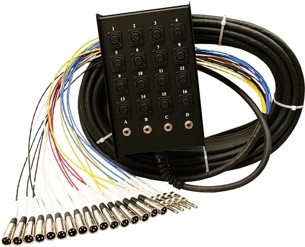 open zoom image for Pro Co SMC StageMASTER Audio Snake, 12 In x 4 Out, 50 foot, SMN1204-FBQ50, 16 In x 4 Out