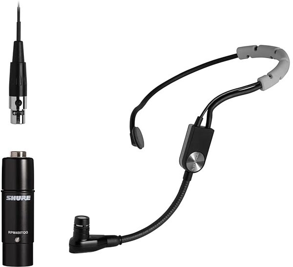 open zoom image for Shure SM35 Cardioid Condenser Headset Microphone, With TA4F Connector, and RPM400 Preamp with 3-Pin XLR Connector, SM35-XLR, With Connector and In-Line Preamp