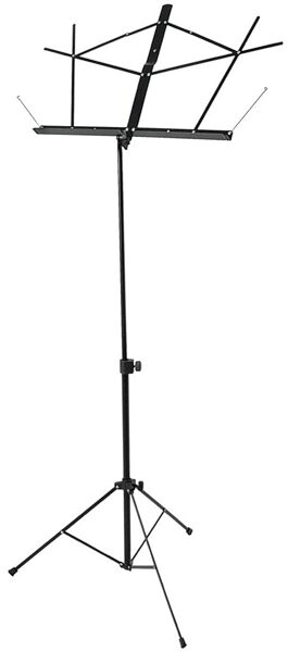 open zoom image for On-Stage SM7122 Folding Music Stand, Black, Black