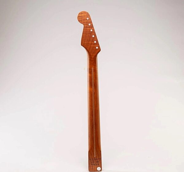 open zoom image for Allparts SMNF-50U-RF Roasted Maple Stratocaster Neck, New, Action Position Back