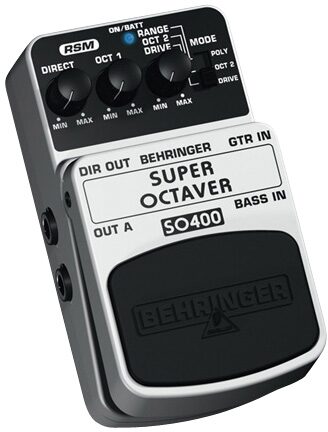 open zoom image for Behringer SO400 Super Octaver Pedal, Left
