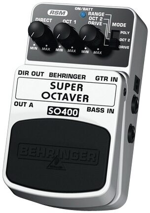 open zoom image for Behringer SO400 Super Octaver Pedal, Right