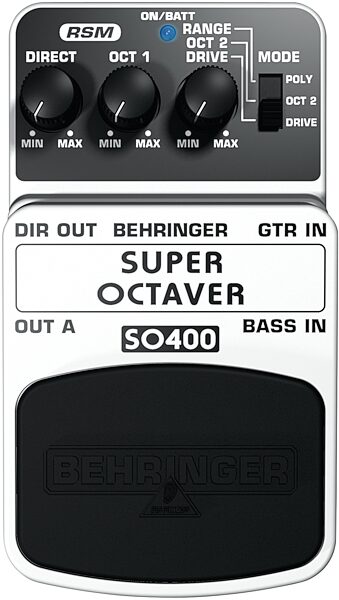 open zoom image for Behringer SO400 Super Octaver Pedal, Main